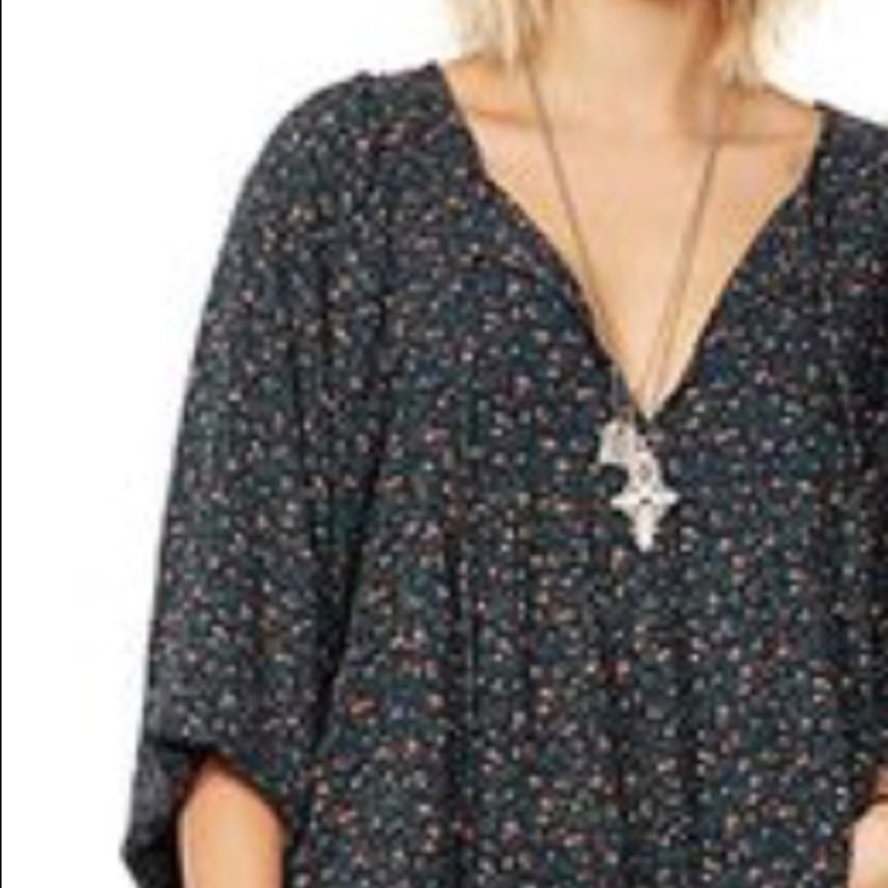 Vintage Denim and supply by‎ Ralph Lauren  BOHO peasant top
